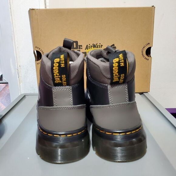 Dr. Martens Buwick Mens Sz 8 /Womens Sz 9 Gunmetal 30846029 Extra Tough New main image 4